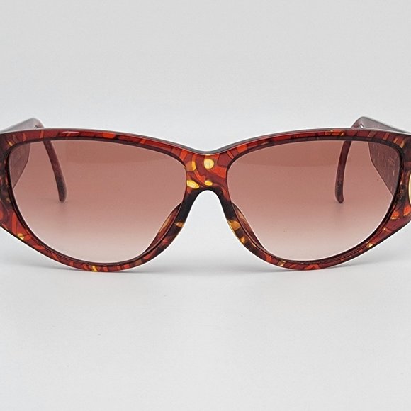 Christian Dior 2662A 30 Red Tortoise Gold Frame Brown Gradient Lens Sunglasses main image 9